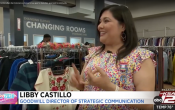 Libby Castillo, Director of Strategic Communications at Goodwill San Antonio