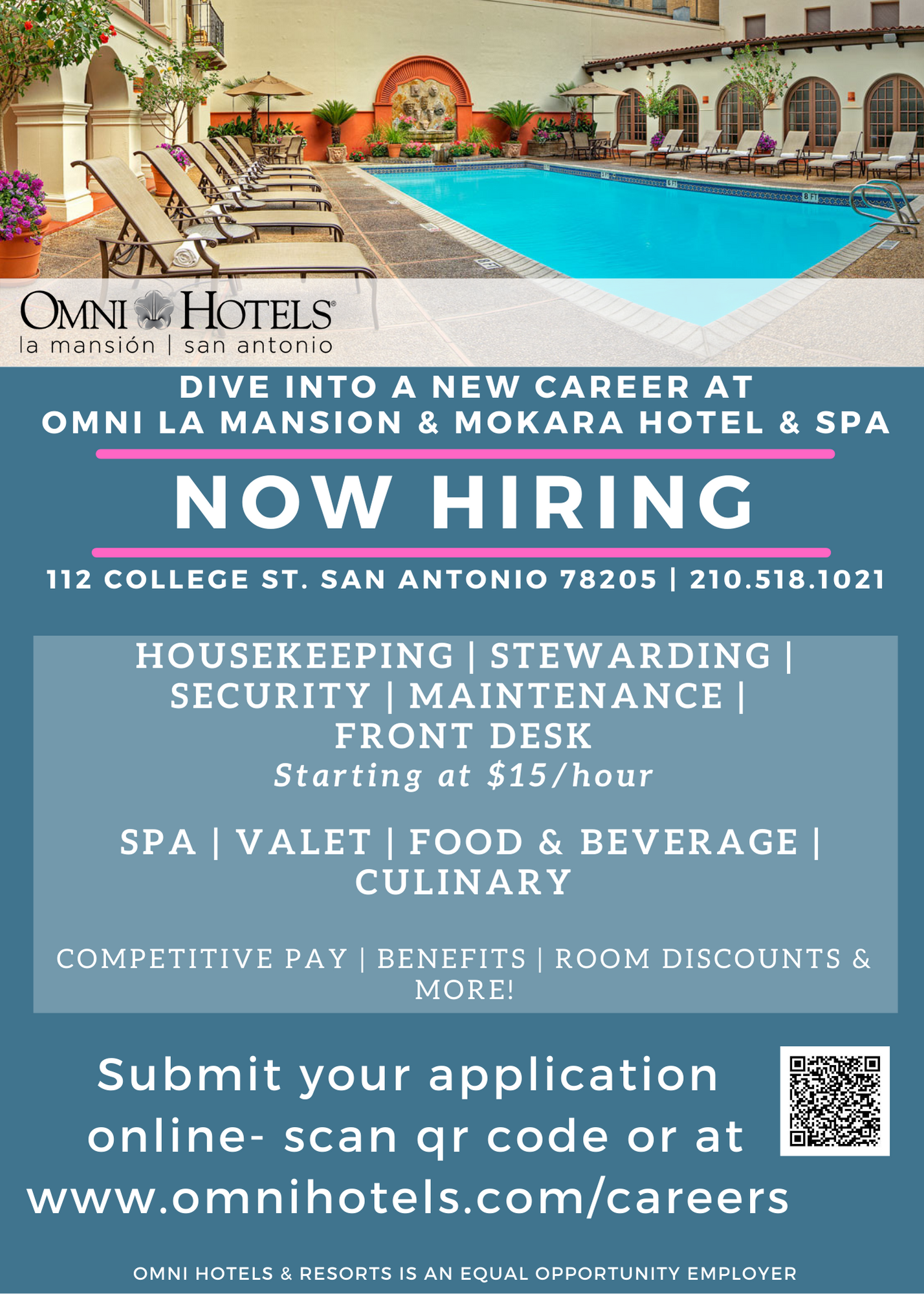 Omni La Mansion Now Hiring