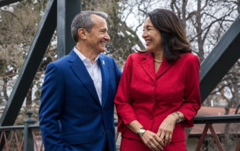 CEO & President Carlos Contreras of Goodwill and Associate Vice President Adriana Contreras of Texas A&M University at San Antonio 