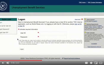 Texas Unemployment Benefit Services