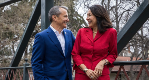 CEO & President Carlos Contreras of Goodwill and Associate Vice President Adriana Contreras of Texas A&M University at San Antonio 