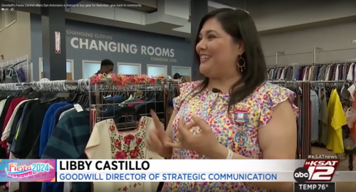 Libby Castillo, Director of Strategic Communications at Goodwill San Antonio