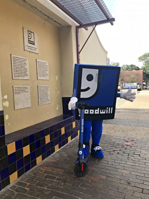 Goodwill San Antonio Partners with Blue Duck Scooters for Business Services